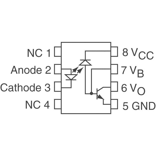 6N136#300 Broadcom Limited  Optoisolators - Transistor Photovoltaic Output